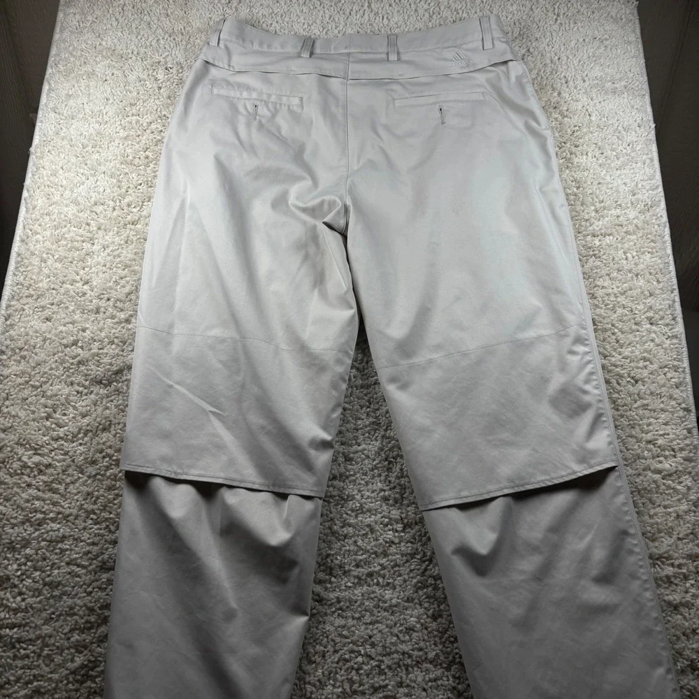 Adidas Men Golf Pants 36x32 (Fits 36x29) Climacool Vented Performance Flat Front